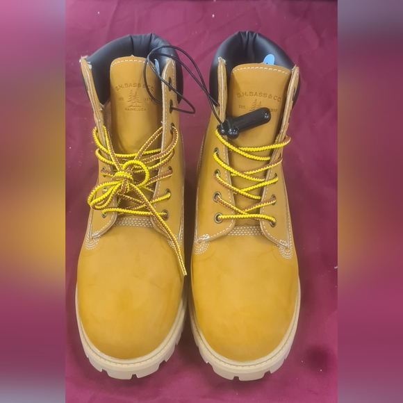 Botas para hombre G.H.BASS & CO. 1876 10 PULGADAS PREMIUM Trigo Nubuck impermeab - Picture 4 of 4